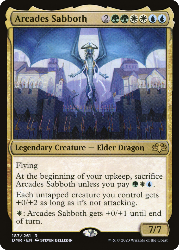 Arcades Sabboth (DMR-187) - Dominaria Remastered Foil - Premium MTG Single from Wizards of the Coast - Just $0.08! Shop now at Game Crave Tournament Store
