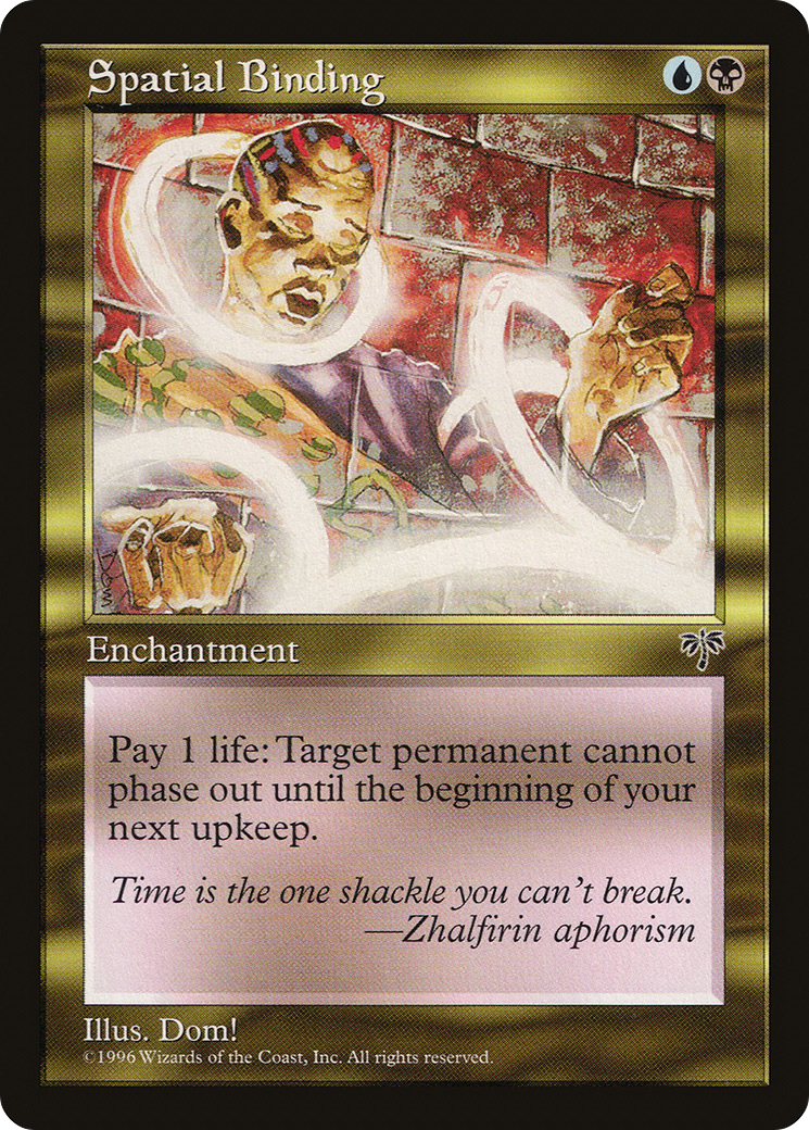 Spatial Binding (MIR-284) - Mirage - Premium MTG Single from Wizards of the Coast - Just $0.08! Shop now at Game Crave Tournament Store