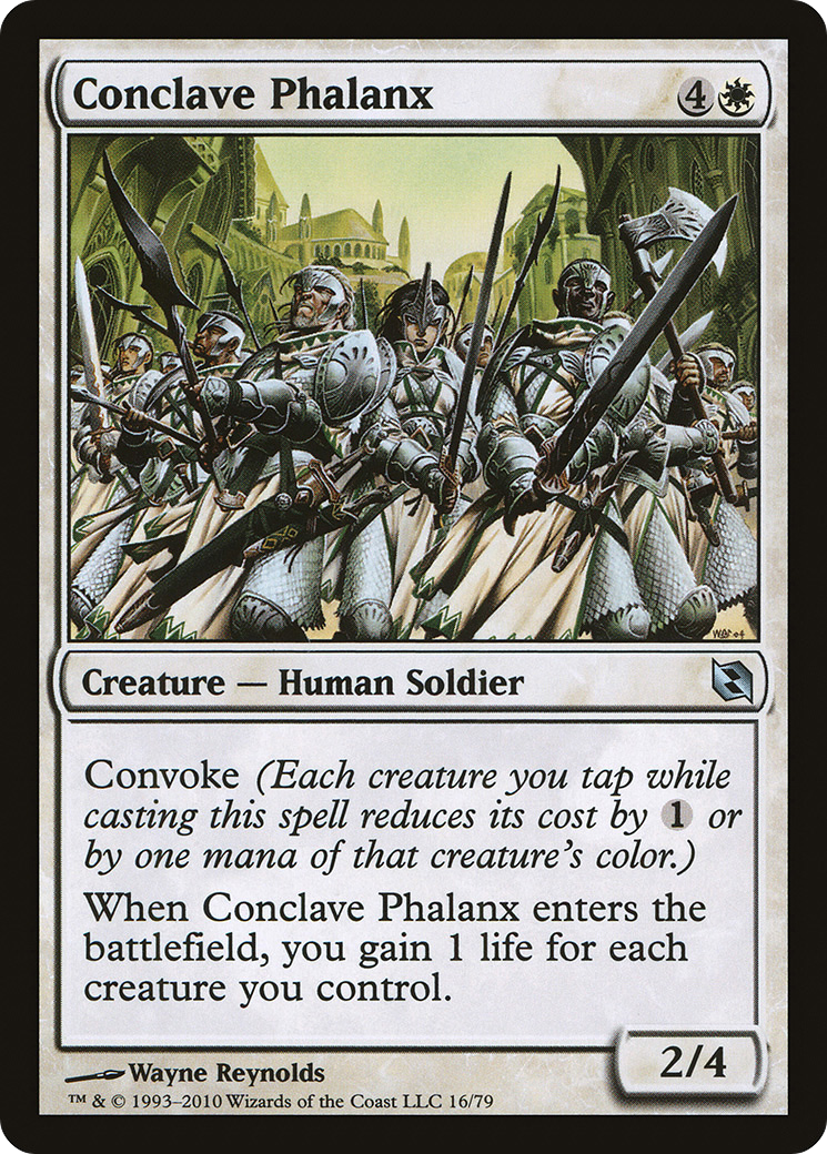 Conclave Phalanx (DDF-016) - Duel Decks: Elspeth vs. Tezzeret - Premium MTG Single from Wizards of the Coast - Just $0.31! Shop now at Game Crave Tournament Store