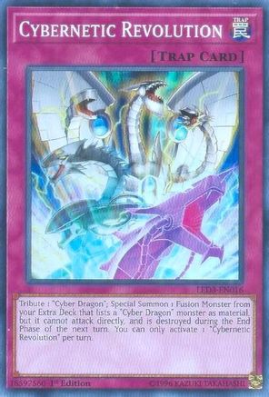 Cybernetic Revolution (LED3-EN016) - Legendary Duelists: White Dragon Abyss 1st Edition - Premium Yugioh Single from Konami - Just $0.40! Shop now at Game Crave Tournament Store