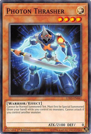 Photon Thrasher (LED3-EN041) - Legendary Duelists: White Dragon Abyss 1st Edition - Premium Yugioh Single from Konami - Just $0.25! Shop now at Game Crave Tournament Store