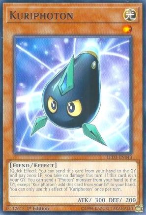Kuriphoton (LED3-EN043) - Legendary Duelists: White Dragon Abyss 1st Edition - Premium Yugioh Single from Konami - Just $0.29! Shop now at Game Crave Tournament Store