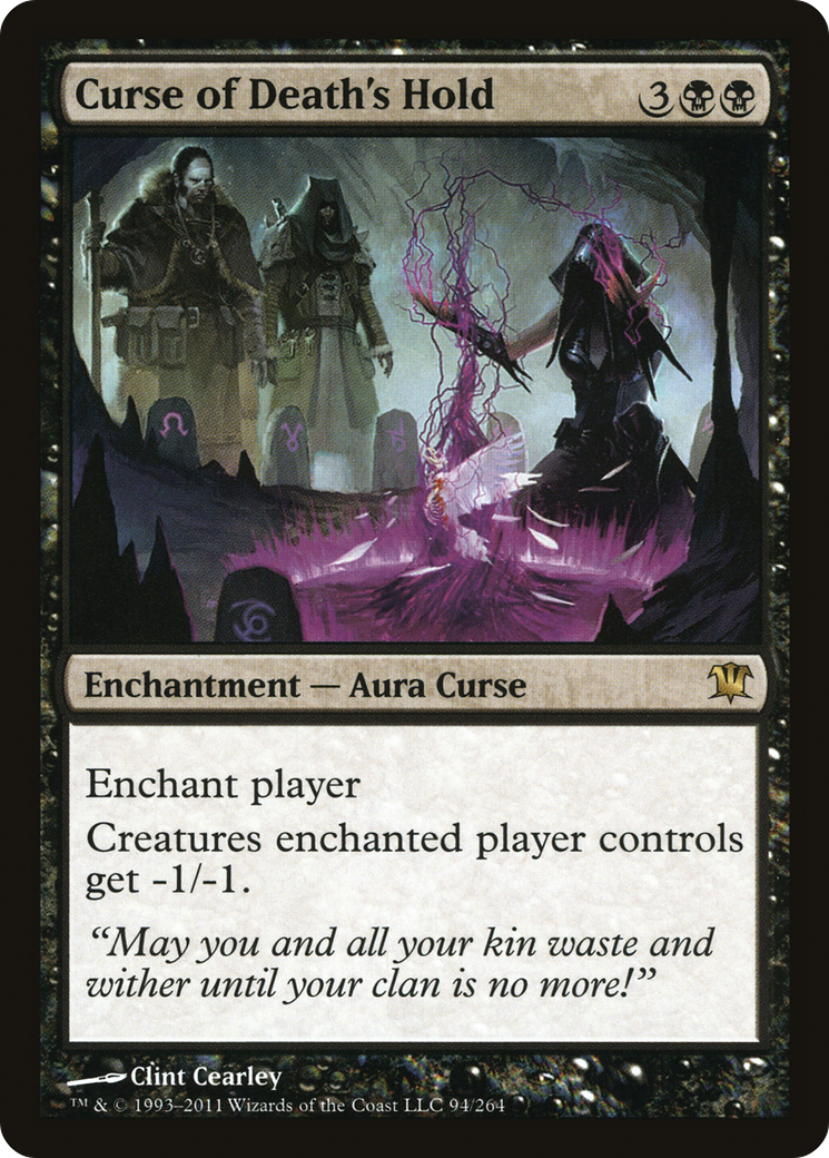 Curse of Death's Hold (ISD-094) - Innistrad - Premium MTG Single from Wizards of the Coast - Just $0.20! Shop now at Game Crave Tournament Store