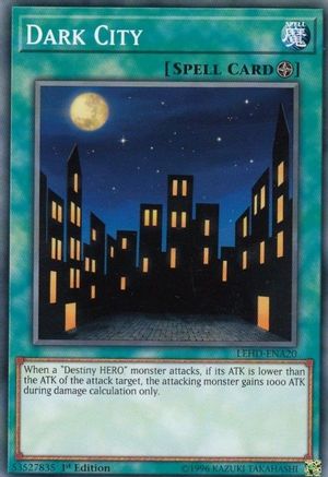 Dark City (LEHD-ENA20) - Legendary Hero Decks 1st Edition - Premium Yugioh Single from Konami - Just $0.25! Shop now at Game Crave Tournament Store