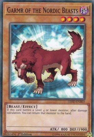 Garmr of the Nordic Beasts (LEHD-ENB03) - Legendary Hero Decks 1st Edition - Premium Yugioh Single from Konami - Just $0.25! Shop now at Game Crave Tournament Store