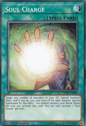 Soul Charge (LEHD-ENB20) - Legendary Hero Decks 1st Edition - Premium Yugioh Single from Konami - Just $0.36! Shop now at Game Crave Tournament Store