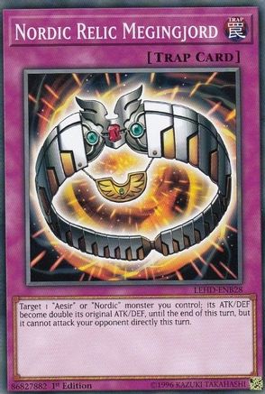 Nordic Relic Megingjord (LEHD-ENB28) - Legendary Hero Decks 1st Edition - Premium Yugioh Single from Konami - Just $0.25! Shop now at Game Crave Tournament Store