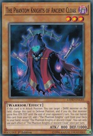 The Phantom Knights of Ancient Cloak (LEHD-ENC01) - Legendary Hero Decks 1st Edition - Premium Yugioh Single from Konami - Just $0.25! Shop now at Game Crave Tournament Store