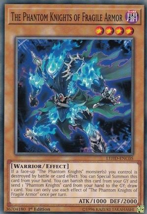 The Phantom Knights of Fragile Armor (LEHD-ENC05) - Legendary Hero Decks 1st Edition - Premium Yugioh Single from Konami - Just $0.25! Shop now at Game Crave Tournament Store