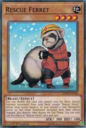 Rescue Ferret (LEHD-ENC08) - Legendary Hero Decks 1st Edition - Premium Yugioh Single from Konami - Just $0.25! Shop now at Game Crave Tournament Store