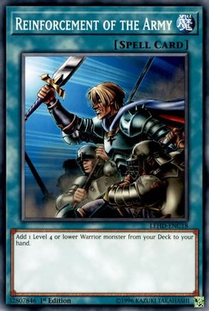 Reinforcement of the Army (LEHD-ENC18) - Legendary Hero Decks 1st Edition - Premium Yugioh Single from Konami - Just $0.26! Shop now at Game Crave Tournament Store