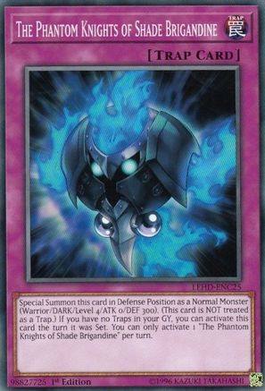 The Phantom Knights of Shade Brigandine (LEHD-ENC25) - Legendary Hero Decks 1st Edition - Premium Yugioh Single from Konami - Just $0.25! Shop now at Game Crave Tournament Store