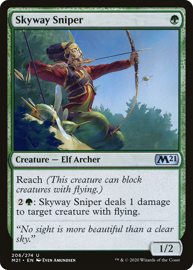 Skyway Sniper (M21-206) - Core Set 2021 - Premium MTG Single from Wizards of the Coast - Just $0.08! Shop now at Game Crave Tournament Store