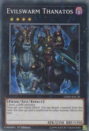 Evilswarm Thanatos (LEHD-ENC36) - Legendary Hero Decks 1st Edition - Premium Yugioh Single from Konami - Just $0.25! Shop now at Game Crave Tournament Store