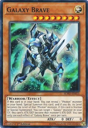 Galaxy Brave (SOFU-EN011) - Soul Fusion 1st Edition - Premium Yugioh Single from Konami - Just $0.08! Shop now at Game Crave Tournament Store