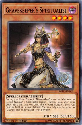 Gravekeeper's Spiritualist (SOFU-EN013) - Soul Fusion Unlimited - Premium Yugioh Single from Konami - Just $0.26! Shop now at Game Crave Tournament Store