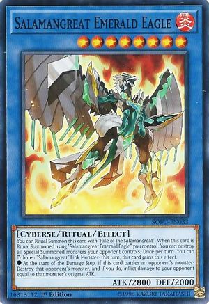 Salamangreat Emerald Eagle (SOFU-EN033) - Soul Fusion Unlimited - Premium Yugioh Single from Konami - Just $0.25! Shop now at Game Crave Tournament Store