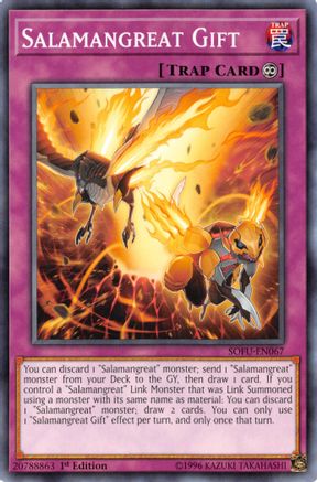 Salamangreat Gift (SOFU-EN067) - Soul Fusion 1st Edition - Premium Yugioh Single from Konami - Just $0.25! Shop now at Game Crave Tournament Store