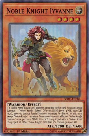 Noble Knight Iyvanne (SOFU-EN088) - Soul Fusion 1st Edition - Premium Yugioh Single from Konami - Just $0.24! Shop now at Game Crave Tournament Store