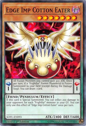 Edge Imp Cotton Eater (SOFU-EN093) - Soul Fusion 1st Edition - Premium Yugioh Single from Konami - Just $0.25! Shop now at Game Crave Tournament Store