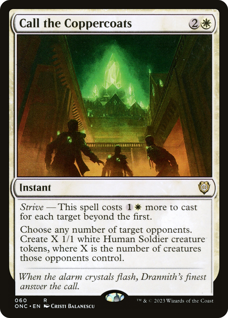 Call the Coppercoats (ONC-060) - Phyrexia: All Will Be One Commander - Premium MTG Single from Wizards of the Coast - Just $1.29! Shop now at Game Crave Tournament Store