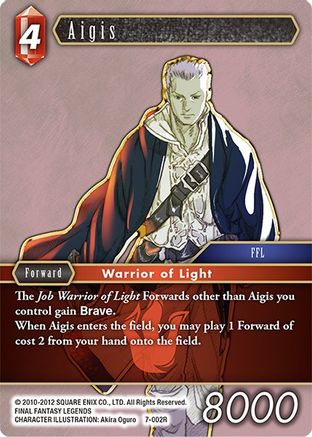 Aigis (OPUS VII) Foil - Premium Final Fantasy Single from Opus VII - Just $0.37! Shop now at Game Crave Tournament Store