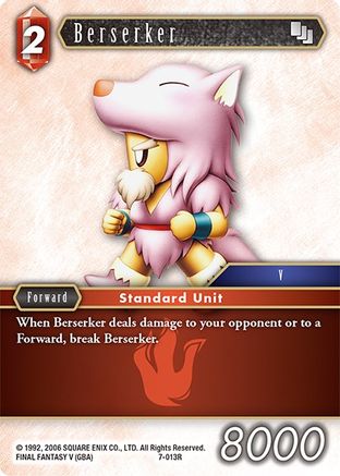 Berserker (OPUS VII) Foil - Premium Final Fantasy Single from Opus VII - Just $0.25! Shop now at Game Crave Tournament Store