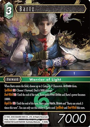 Bartz (OPUS VII) Foil - Premium Final Fantasy Single from Opus VII - Just $3.86! Shop now at Game Crave Tournament Store