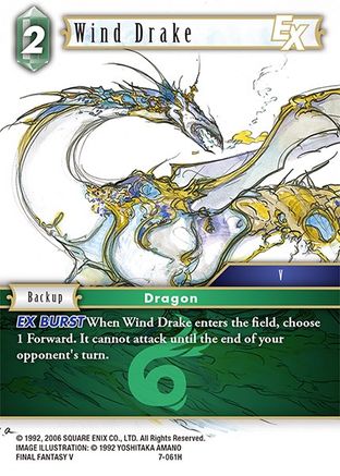 Wind Drake EX (OPUS VII) - Premium Final Fantasy Single from Opus VII - Just $0.25! Shop now at Game Crave Tournament Store