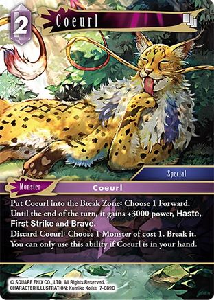 Coeurl (OPUS VII) Foil - Premium Final Fantasy Single from Opus VII - Just $2.30! Shop now at Game Crave Tournament Store