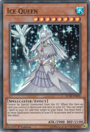 Ice Queen (AC18-EN005) - Advent Calendar 2018 1st Edition - Premium Yugioh Single from Konami - Just $0.25! Shop now at Game Crave Tournament Store