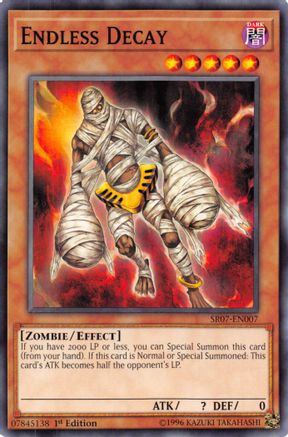 Endless Decay (SR07-EN007) - Structure Deck: Zombie Horde 1st Edition - Premium Yugioh Single from Konami - Just $0.25! Shop now at Game Crave Tournament Store