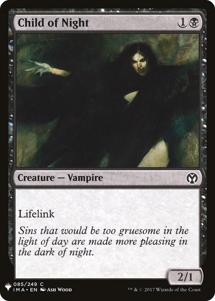 Child of Night (MB1-598) - Mystery Booster - Premium MTG Single from Wizards of the Coast - Just $0.25! Shop now at Game Crave Tournament Store
