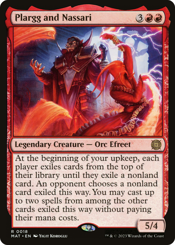 Plargg and Nassari (MAT-018) - March of the Machine: The Aftermath - Premium MTG Single from Wizards of the Coast - Just $0.43! Shop now at Game Crave Tournament Store