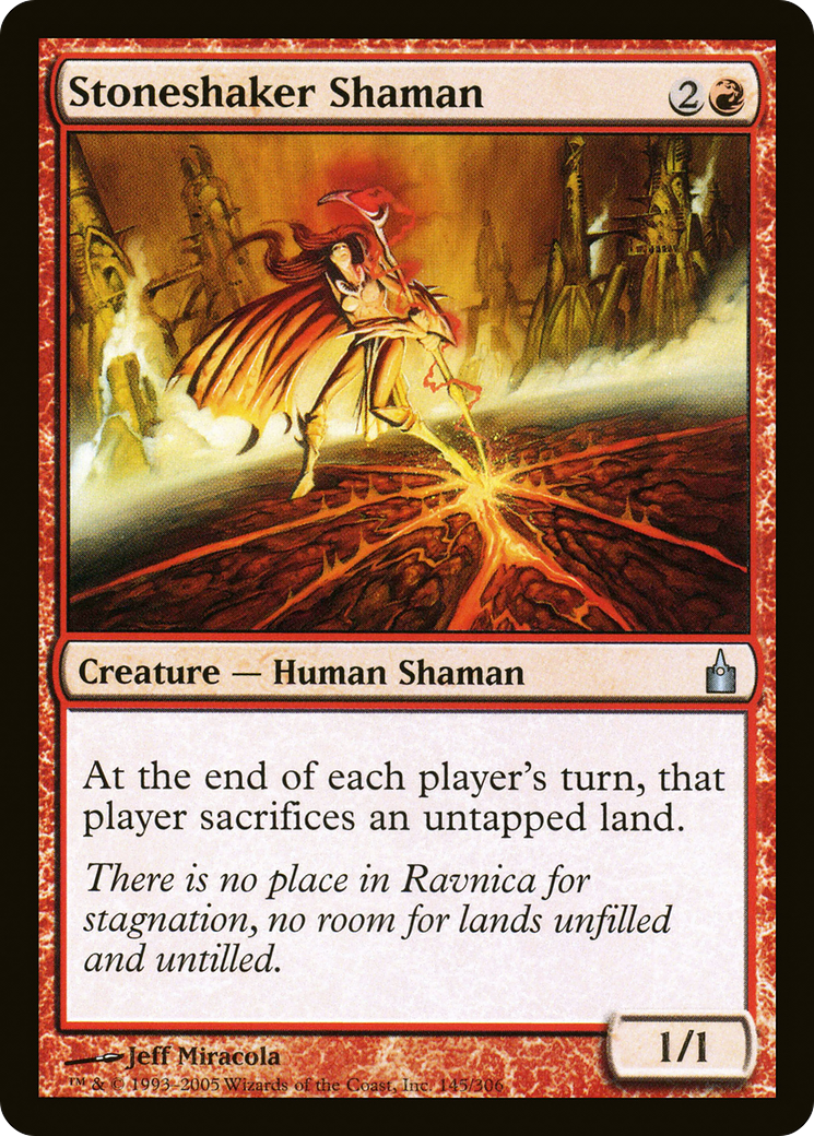 Stoneshaker Shaman (RAV-145) - Ravnica: City of Guilds - Premium MTG Single from Wizards of the Coast - Just $0.13! Shop now at Game Crave Tournament Store