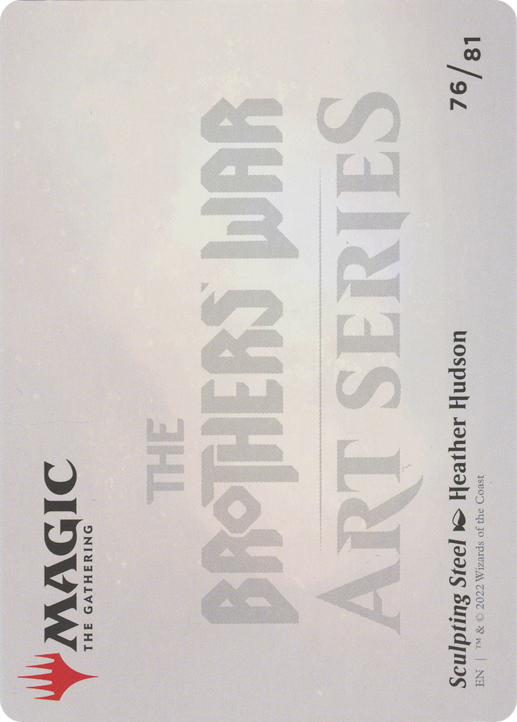 Sculpting Steel // Sculpting Steel (ABRO-076) - The Brothers' War Art Series (Borderless) Foil - Premium MTG Single from Wizards of the Coast - Just $0! Shop now at Game Crave Tournament Store