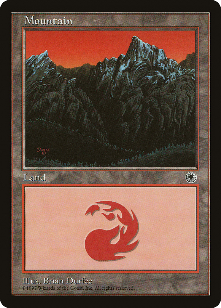 Mountain (POR-208) - Portal - Premium MTG Single from Wizards of the Coast - Just $0.79! Shop now at Game Crave Tournament Store
