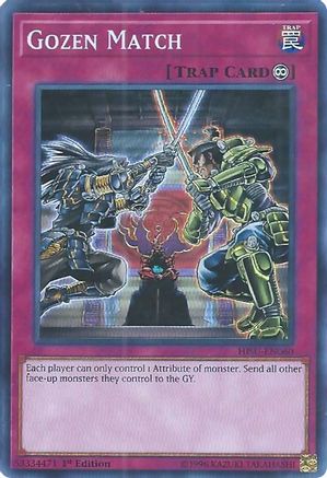 Gozen Match (HISU-EN060) - Hidden Summoners 1st Edition - Premium Yugioh Single from Konami - Just $0.11! Shop now at Game Crave Tournament Store
