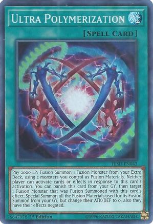 Ultra Polymerization (HISU-EN043) - Hidden Summoners 1st Edition - Premium Yugioh Single from Konami - Just $0.44! Shop now at Game Crave Tournament Store