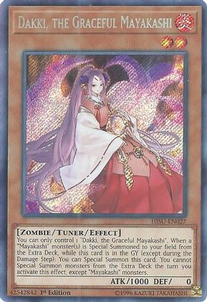 Dakki, the Graceful Mayakashi (HISU-EN027) - Hidden Summoners 1st Edition - Premium Yugioh Single from Konami - Just $0.51! Shop now at Game Crave Tournament Store