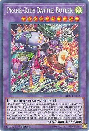 yugioh prank kids cards Game Crave Tournament Store - Prank-Kids Battle Butler (HISU-EN019)