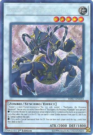 Tsuchigumo, the Poisonous Mayakashi (HISU-EN033) - Hidden Summoners 1st Edition - Premium Yugioh Single from Konami - Just $2.10! Shop now at Game Crave Tournament Store