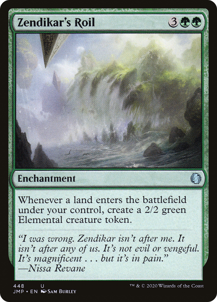 Zendikar's Roil (JMP-448) - Jumpstart - Premium MTG Single from Wizards of the Coast - Just $0.72! Shop now at Game Crave Tournament Store