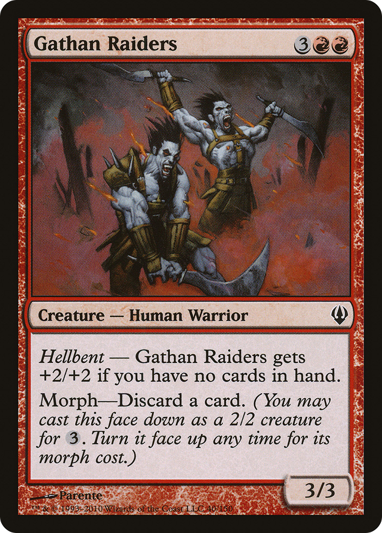 Gathan Raiders (ARC-040) - Archenemy - Premium MTG Single from Wizards of the Coast - Just $0.08! Shop now at Game Crave Tournament Store