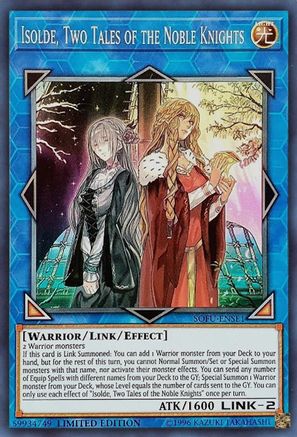 Isolde, Two Tales of the Noble Knights (SOFU-ENSE1) - Soul Fusion Limited - Premium Yugioh Single from Konami - Just $0.30! Shop now at Game Crave Tournament Store
