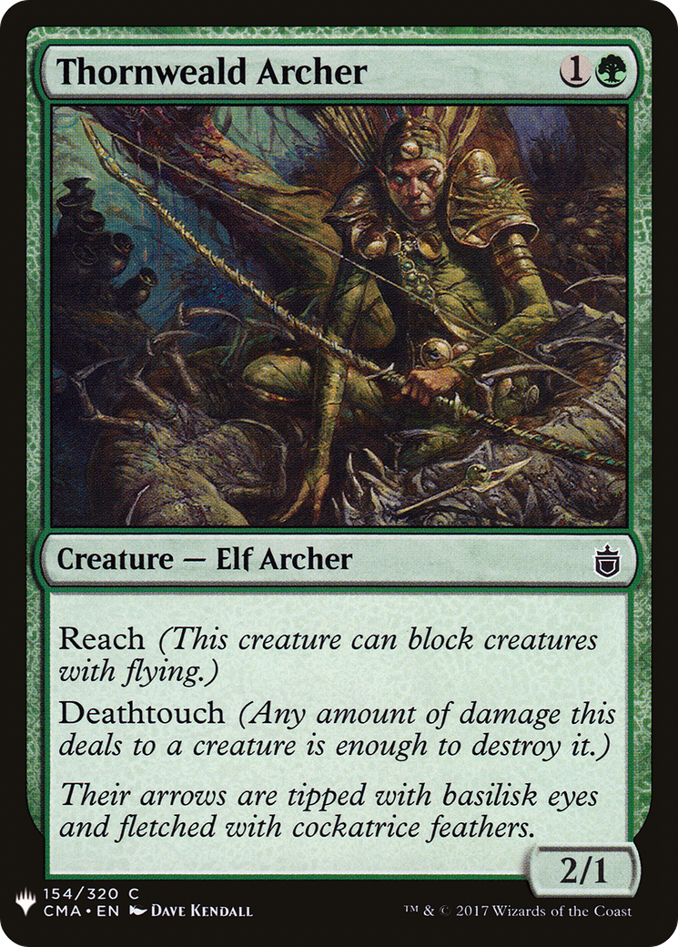 Thornweald Archer (MB1-1355) - Mystery Booster - Premium MTG Single from Wizards of the Coast - Just $0.08! Shop now at Game Crave Tournament Store