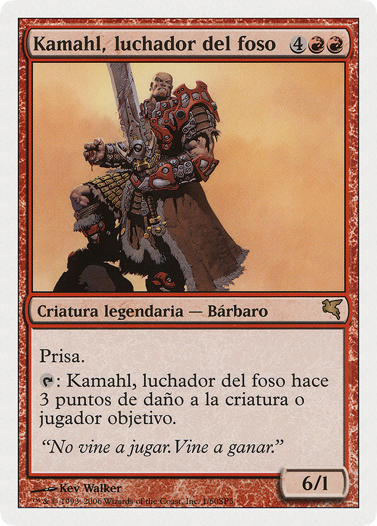 Kamahl, Pit Fighter (PSAL-0I1) - Salvat 2005 - Premium MTG Single from Wizards of the Coast - Just $0! Shop now at Game Crave Tournament Store