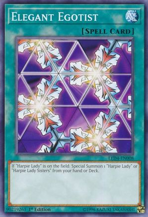 Elegant Egotist (LED4-EN008) - Legendary Duelists: Sisters of the Rose 1st Edition - Premium Yugioh Single from Konami - Just $0.08! Shop now at Game Crave Tournament Store