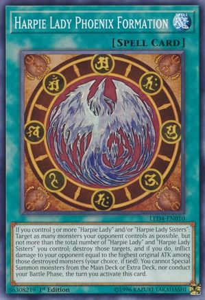Harpie Lady Phoenix Formation (LED4-EN010) - Legendary Duelists: Sisters of the Rose 1st Edition - Premium Yugioh Single from Konami - Just $0.25! Shop now at Game Crave Tournament Store