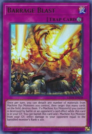 Barrage Blast (LED4-EN038) - Legendary Duelists: Sisters of the Rose 1st Edition - Premium Yugioh Single from Konami - Just $0.42! Shop now at Game Crave Tournament Store